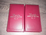 MEDALIA MERITUL MILITAR CLASA I SI CLASA II - MEDALIE MERITUL CULTURAL - LOT 2 BUCATI