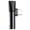 Adaptor Baseus, Audio Converter L41, USB-C to USB-C to Jack 3,5 mm, Negru