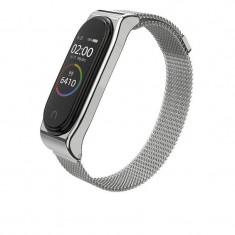 Curea otel inoxidabil TECH-PROTECT Milaneseband Xiaomi Mi Band 3/4 Silver foto