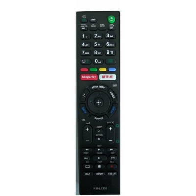 Telecomanda de inlocuire SONY RM-L1351 + BATERIE, Huayu, Negru foto
