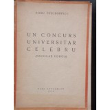 UN CONCURS UNIVERSITAR CELEBRU - BARBU THEODORESCU