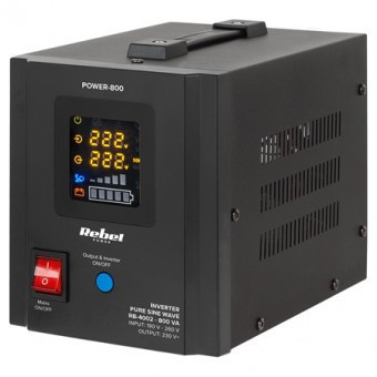 Ups centrale termice sinus pur 800va 500w 12v rebel foto