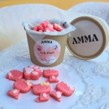 Cutie cu ceara parfumata Pink Blush 150 g, Handmade, Oem
