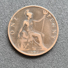 Marea Britanie One penny 1897