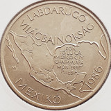 2814 Ungaria 100 Forint 1985 Football - Map of Mexico km 647, Europa