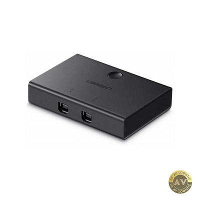 Switch USB UGREEN US158 2 x USB-B Negru foto