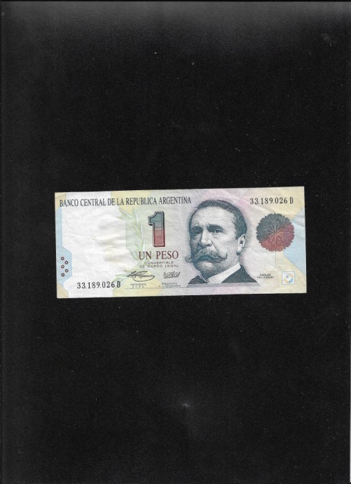 Argentina 1 peso convertible 1993 seria33189026