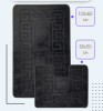 Set 2 Covorase Baie Model Ethnic 2513, Marimi 60 x 100 50 x 60 cm, Negru, Antiderapant, Antialergic, Polipropilena