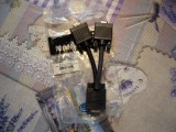 Adaptor Y (Splitter) SVGA tata - 2 SVGA mama Manhattan