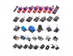 Kit 37 senzori in cutie de plastic compatibili Arduino OKY1027 foto