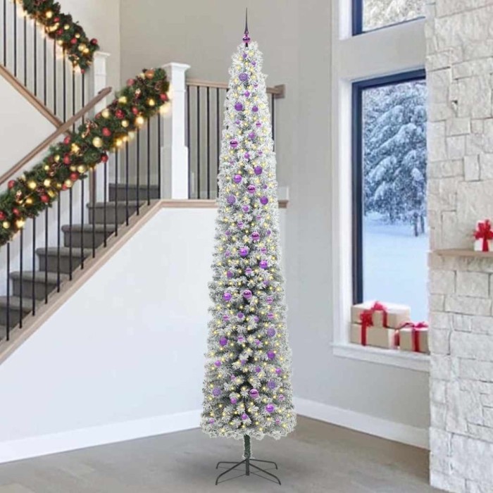 vidaXL Brad de Crăciun artificial Verde 300 cm PVC și oțel și plastic 3395068