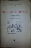 NICULAE FILIPESCU - INSEMNARI 1914 - 1916