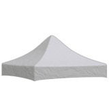 Acoperis Cort Petrecere VidaXL Alb 2x2m Oxford 600D PVC Rezistent Apa UV