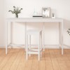 VidaXL Masă de bar, alb, 180x80x110 cm, lemn masiv de pin 822163