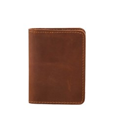 Portofel barbati minimalist, BUSY LDY&amp;GTM&reg; Brancusi, piele naturala premium, Slim, maro