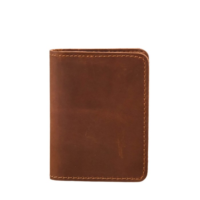 Portofel barbati minimalist, BUSY LDY&amp;GTM&reg; Brancusi, piele naturala premium, Slim, maro