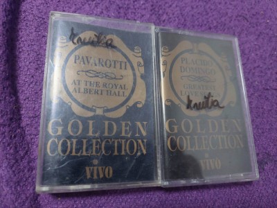 CasetE Audio veche PAVAROTTI-AT THE ROYAL ALBERT HALL/LOVE SONG-GOLDEN COLECTION foto