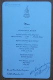 Cumpara ieftin Meniu dineu Artur Desjardins , radiolog , semnat George Severeanu , Chicago 1937