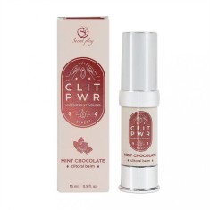 Balsam Stimulator pentru Clitoris Clit PWR cu Efect Vibrator si de Incalzire, Aroma Ciocolata cu Menta, 15 ml foto