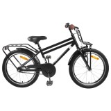 vidaXL Bicicletă pentru Copii 18 Inci pentru 5-7 ani Negru 42009280