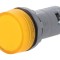 Lumină de control LED 22mm, galbenă