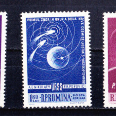 TSV$ - 1962 LP 547 PRIMUL ZBOR IN GRUP - VOSTOK 3 SI 4 MNH/** LUX