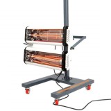 Lampă infraroșu vopsitorii, service auto-moto, 2 x 1200 W, profesională, pentru