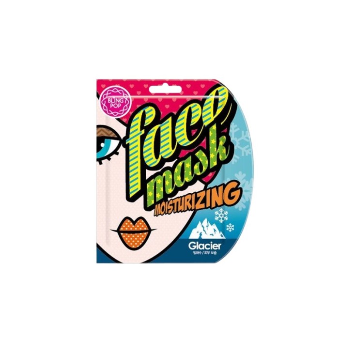 Blingpop Glacier Moisturizing Face Mask Mască hidratantă pentru față 25 ml