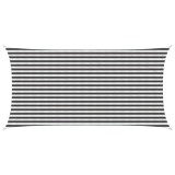 vidaXL P&acirc;nză de umbră Antracit și Alb 2,5 x 6 m HDPE 42032769