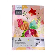 Agenda Goldbuch A5 cu efect special Fluturi pereche foto