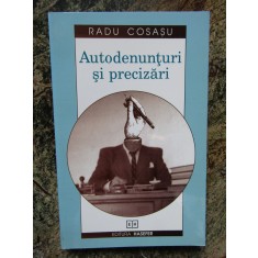Radu Cosasu , Autodenunturi si precizari , 2001