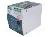 Alimentator MEAN WELL cu buffer 480W 48VDC pentru şină DIN 7,7A OUT