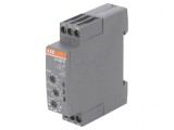 Timer 0,05s-100h SPDT pentru șină DIN, 24-240VAC/24-48VDC