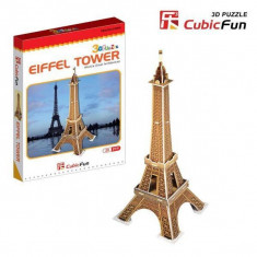 Puzzle 3D CubicFun CBFA Turnul Eiffel foto