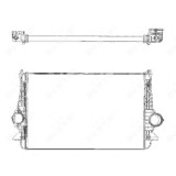 Radiator intercooler Nrf 30166