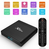 Mini PC, TV Box X96 Air, 8K, Android 9.0, 4GB RAM, 64GB ROM, S905X3 Quad Core, Mali-G31, USB 3.0, HDR 10+, WiFi 5G, Bluetooth