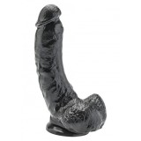 Realiste cu testicule - Get Real Dildo 20 cm cu Testicule - Negru