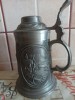 Halbă de metal - Zinnkrug. Proveniență: Germania. Preț 101 lei (negociabil).