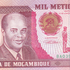 Bancnota Mozambic 1.000 Meticais 1991 - P135 UNC