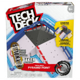 Set mini skateboard cu rampa, Tech Deck, Pyramid Point, 20139396