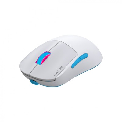 Mouse wireless Hator Quasar 2 Pro, conectivitate 2.4GHz, bluetooth si foto
