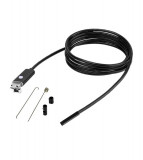 2 in 1 Endoscop 7mm Camera OTG USB pentru Android-Lungime 5 metri-Culoare Negru