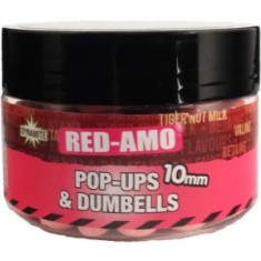 Pop-up And Dumbells Dynamite Baits Fluoro Pink Red Amo 15mm foto
