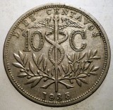 B.456 BOLIVIA 10 CENTAVOS 1935, America Centrala si de Sud, Cupru-Nichel