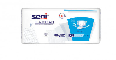 Scutece pentru adulti Seni Classic Air Extra Large, 30 buc foto