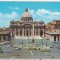 bnk cp Vatican - Piata si biserica Sf Petru - uzata