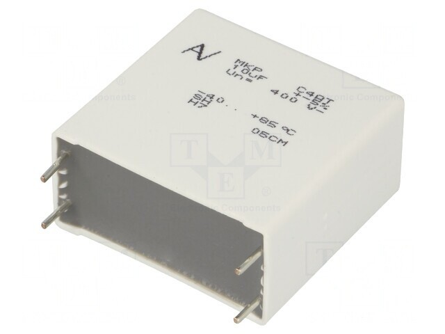 Condensator Polipropilenă 10uF 2,2m&Omega; THT 85&deg;C