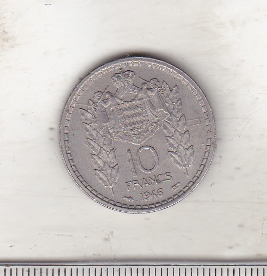 bnk mnd Monaco 10 franci 1946