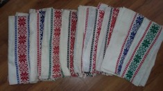 STERGAR POPULAR , TARANESC , MATERIAL IN , 9 BUCATI DE LA BUNICA