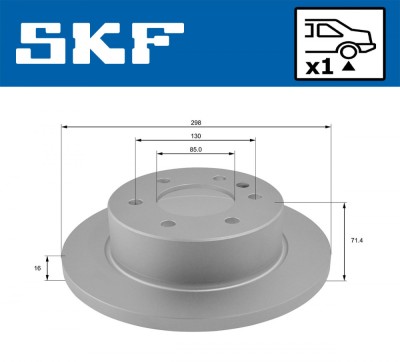SKF VKBD 90032 S1 Disc frana foto